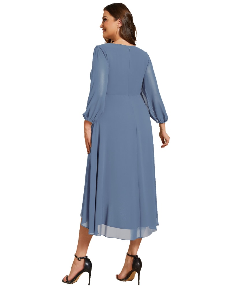 Navy midi dress wedding clearance